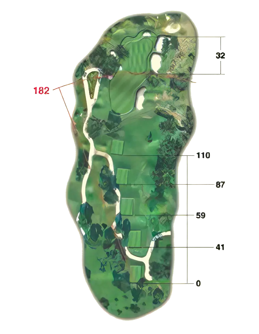 Campo de Golf en San Roque en Andalucia. Green feas en la Costa de Sol. San Roque Golf & Resort